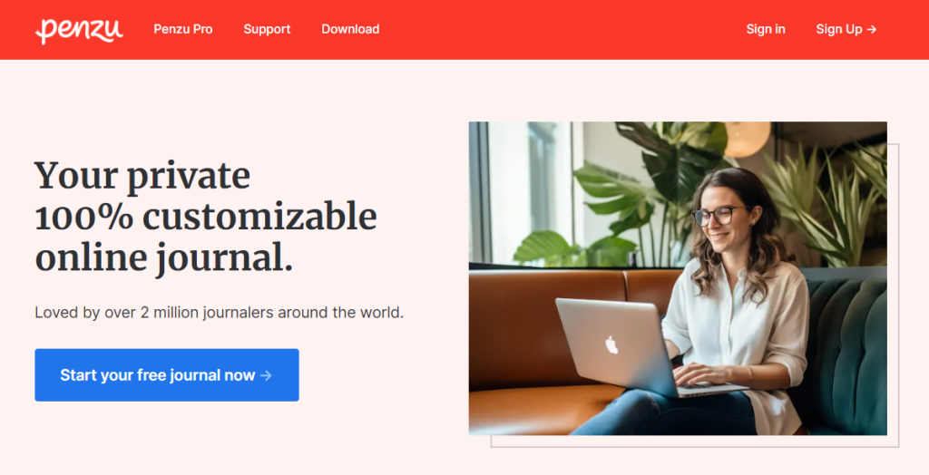 Penzu is a unique type of blogging platform that is designed for private and personal journaling. 
