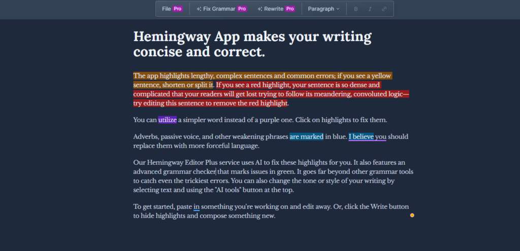 Hemingway Editor: Write with Clarity and Impact