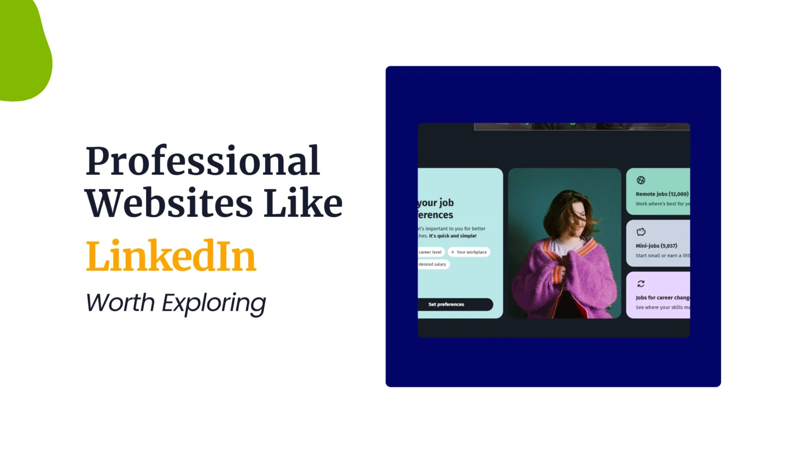 professional websites like LinkedIn